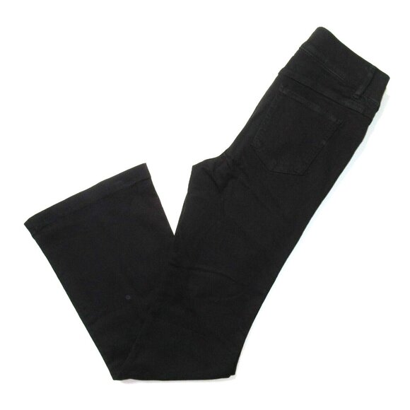 NWT SPANX 20326R Flare in Clean Black Pull-on Stretch Jeans M x 34 - Picture 5 of 6